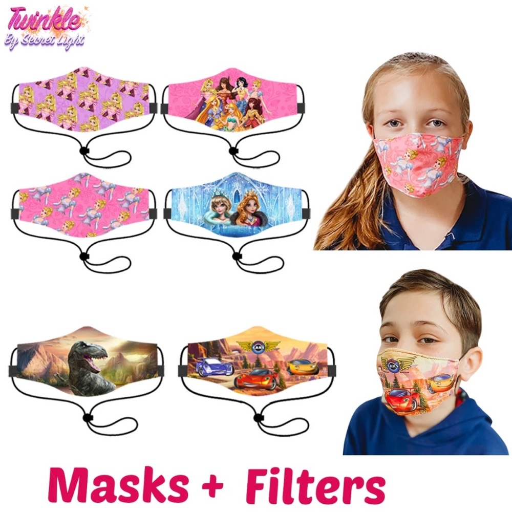 adidas Red Sesame Street Kids Face Mask - Picture 6 of 6